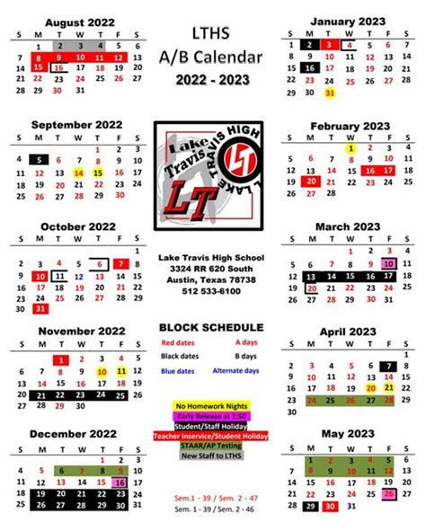 Lths Calendar